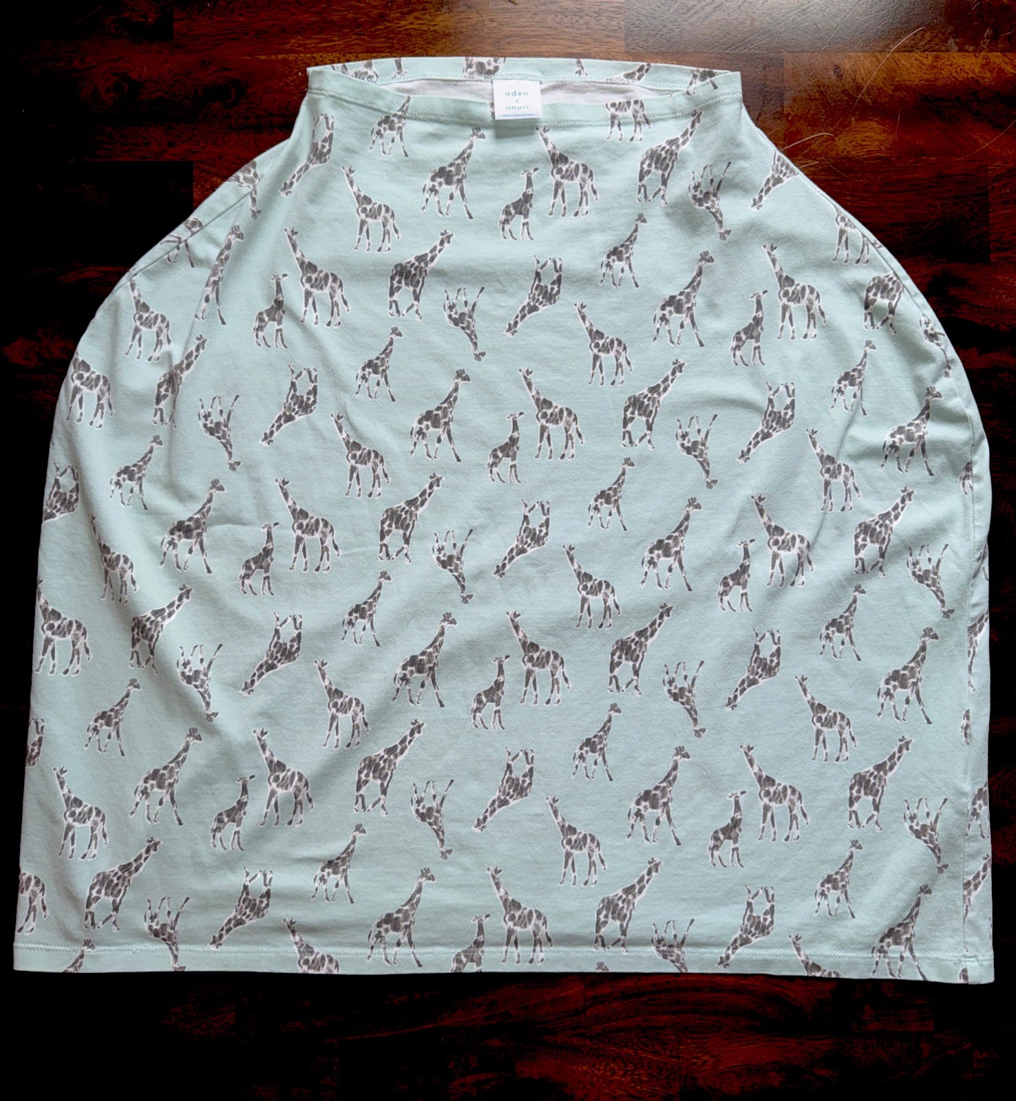 Aden + Anais Giraffe Multi Use Baby Cover Nursing Car Seat Canopy Cotton Stretch