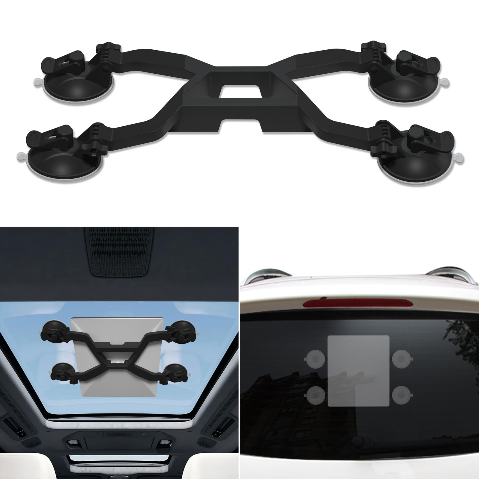 Starlink Mini Mount for Car, Suction Cup Mount 360° Adjustable - with Starlin...