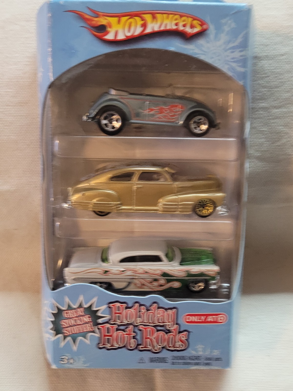 2008 Hot Wheels Holiday Hot Rods 3 Pack Target Exclusive New Sealed 1