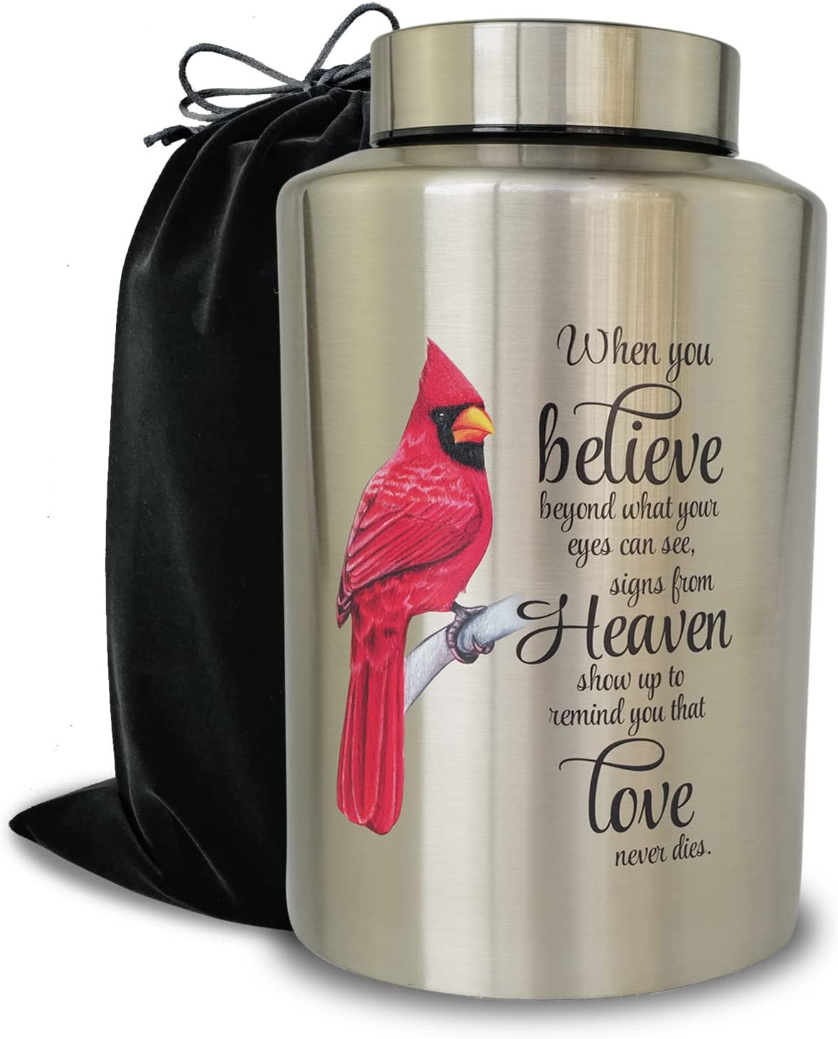 Up to 220 Lbs Large Cremation Urns for Adult Human Ashes, Decorative Funeral Kee