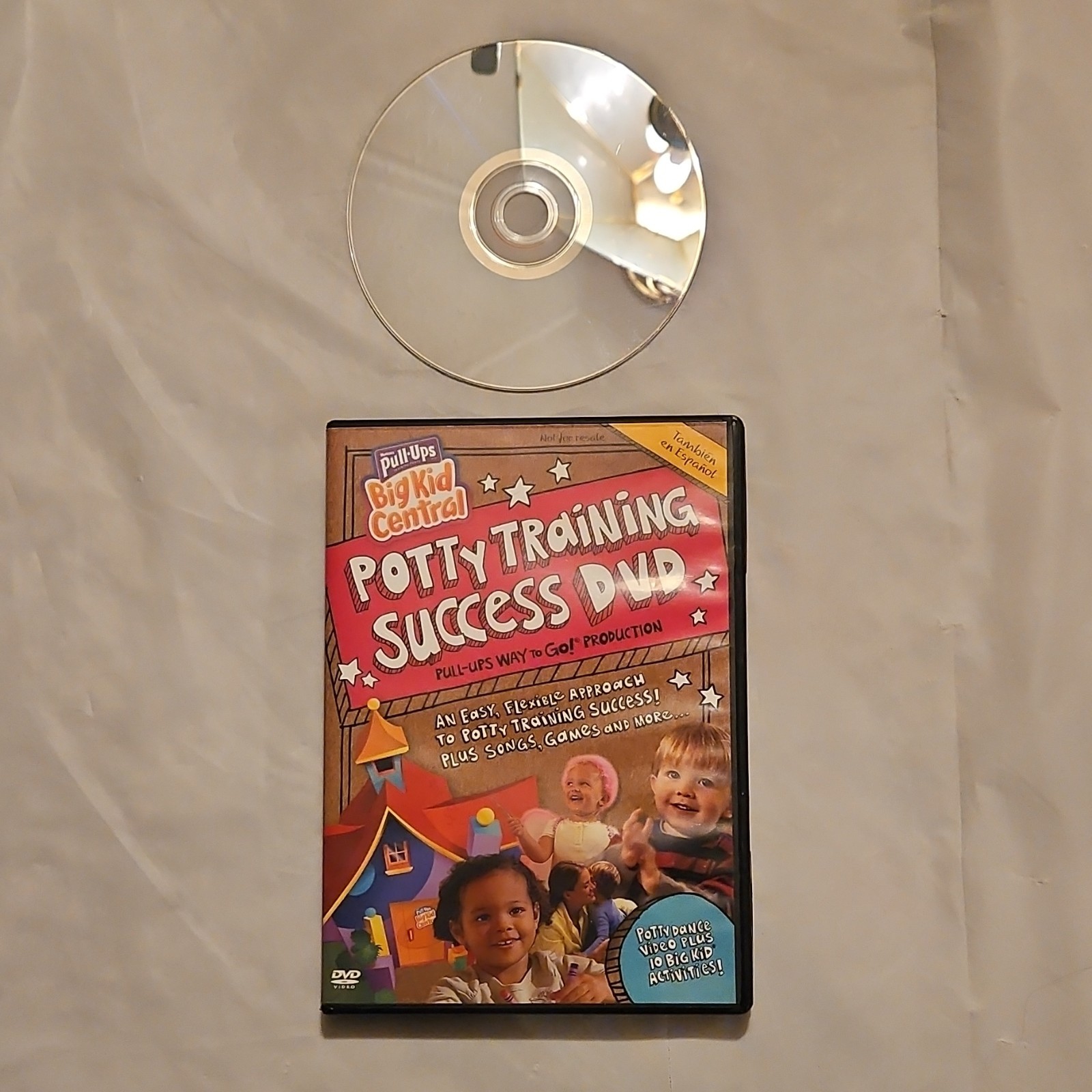 Pull-Ups Potty Training Success DVD Big Kid Central Theme Multicolor Unisex DVDs