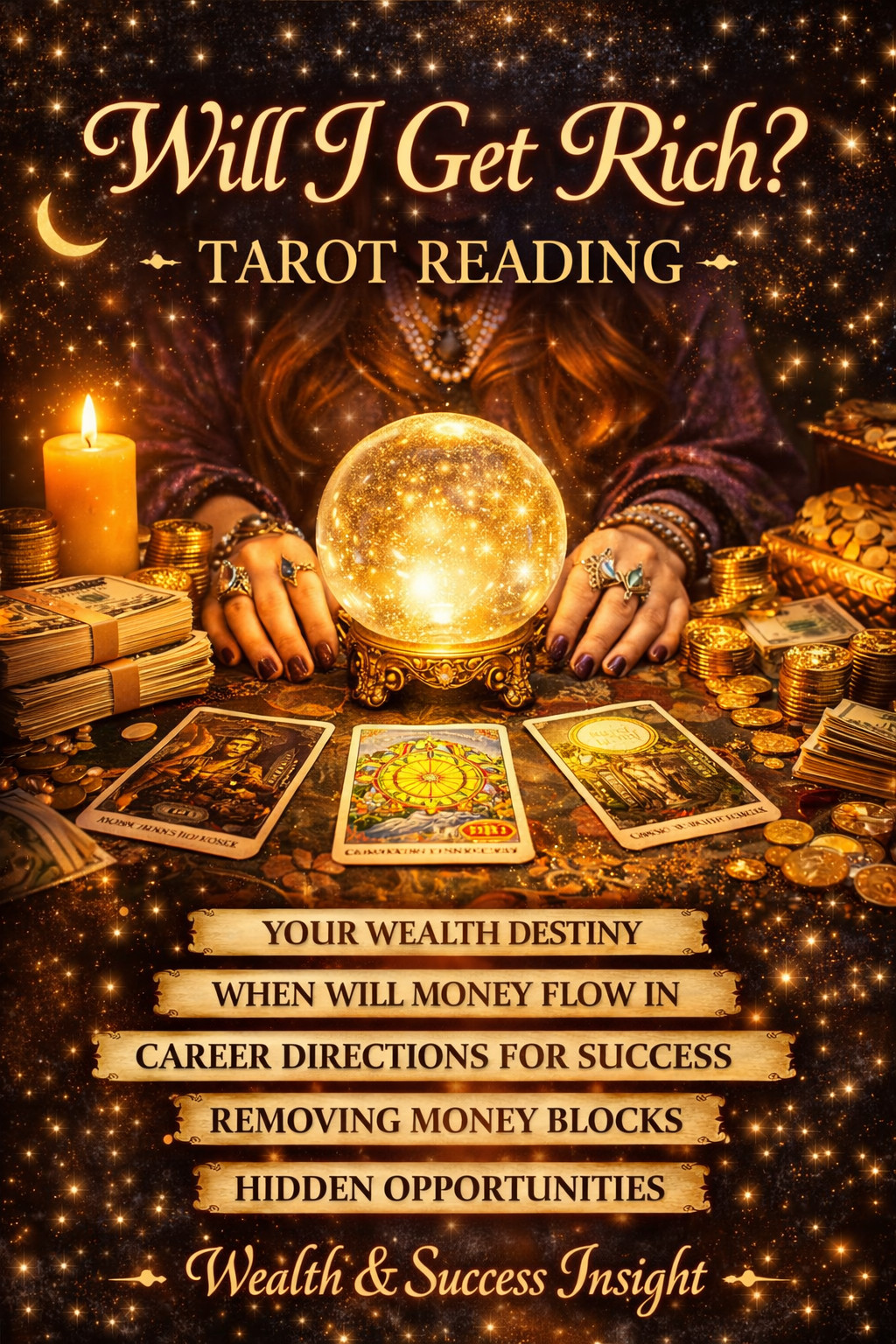 Will I Get Rich Tarot Reading | Wealth & Money Psychic Reading