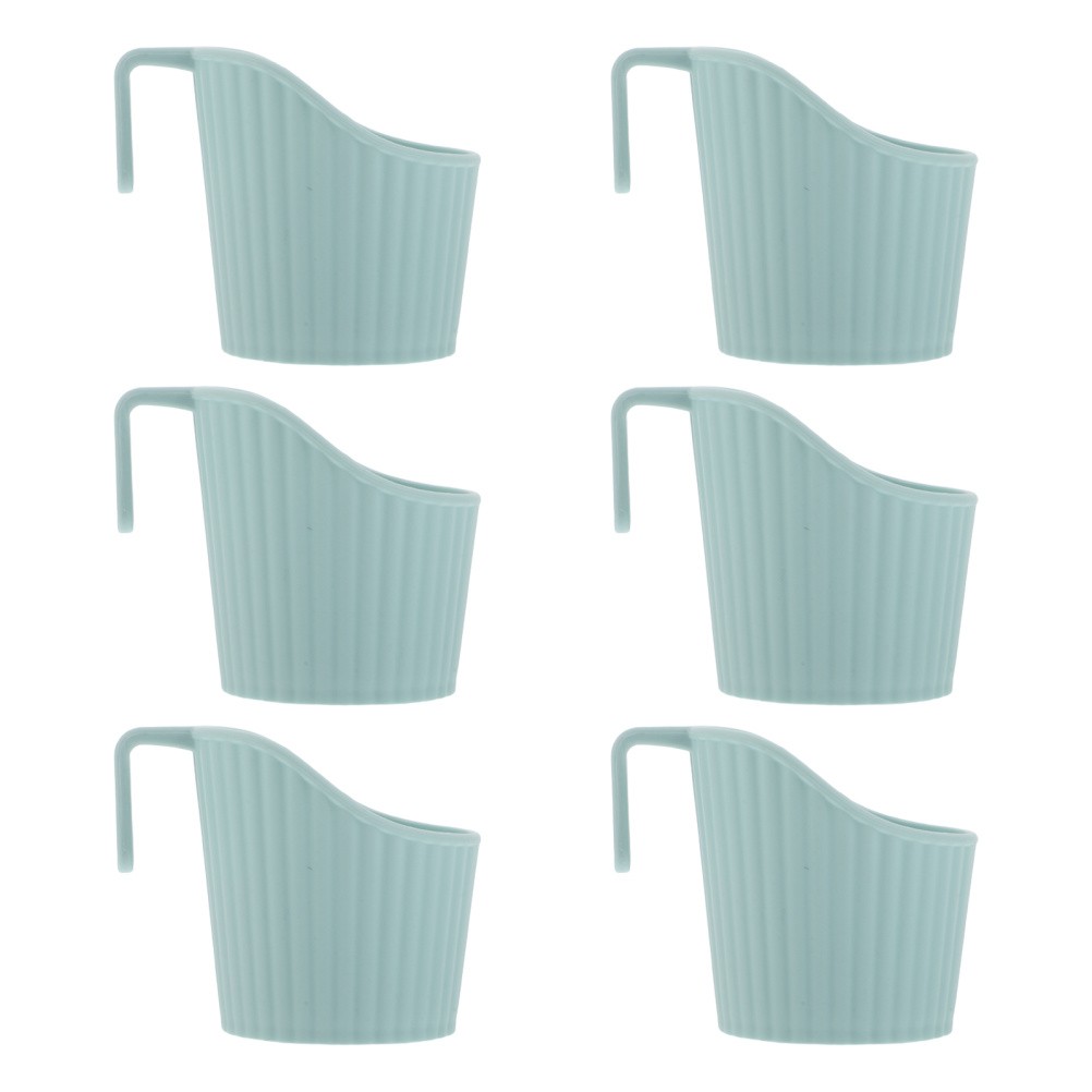  6pcs Disposable Paper Cup Holder: Cup Holders Anti-Scalding - Insulated Paper