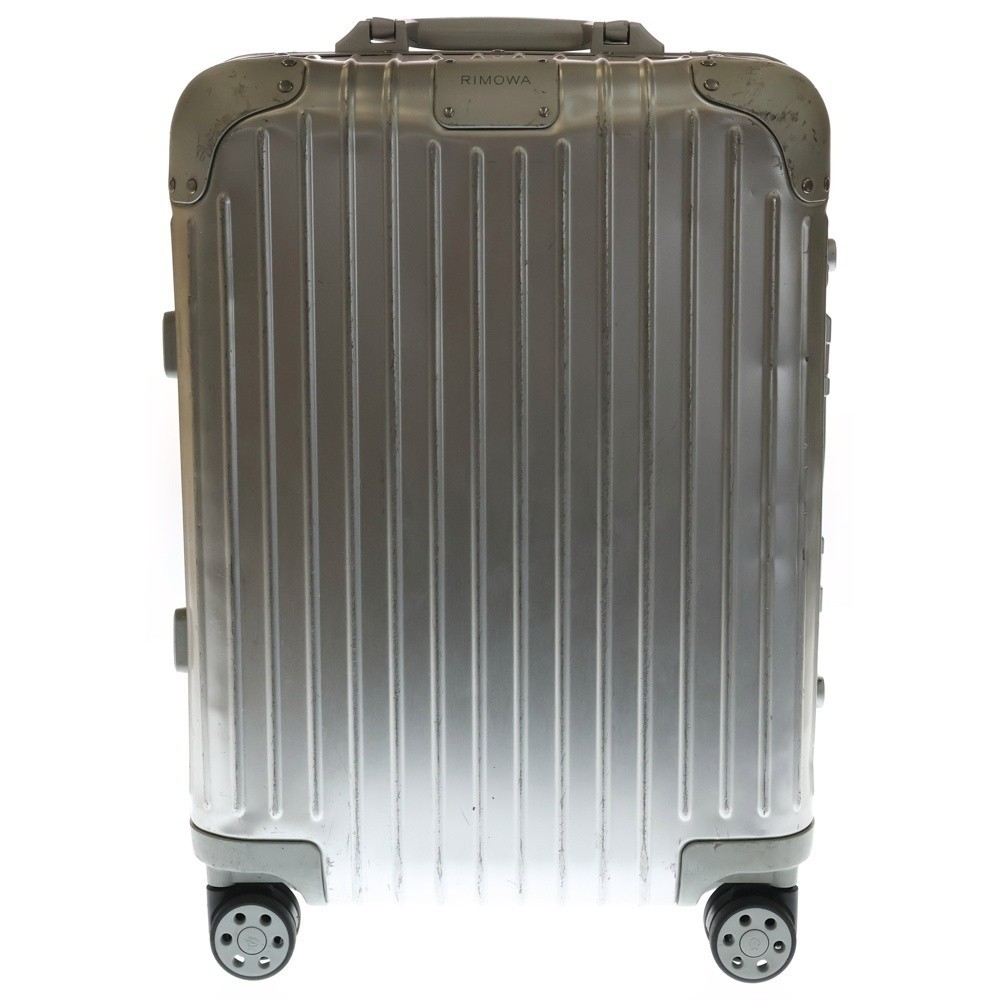 Rimowa Original Cabin 35L Silver 4 wheels Carry Case Suitcase USED