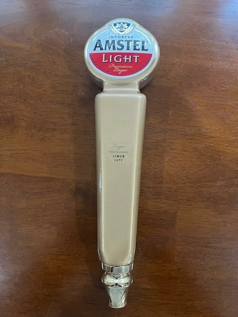 Amstel Light beer tap handle