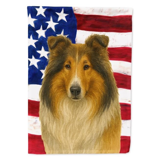 Carolines Treasures WDK6185CHF 40 x 28 in. Sable & White Merle Collie America...