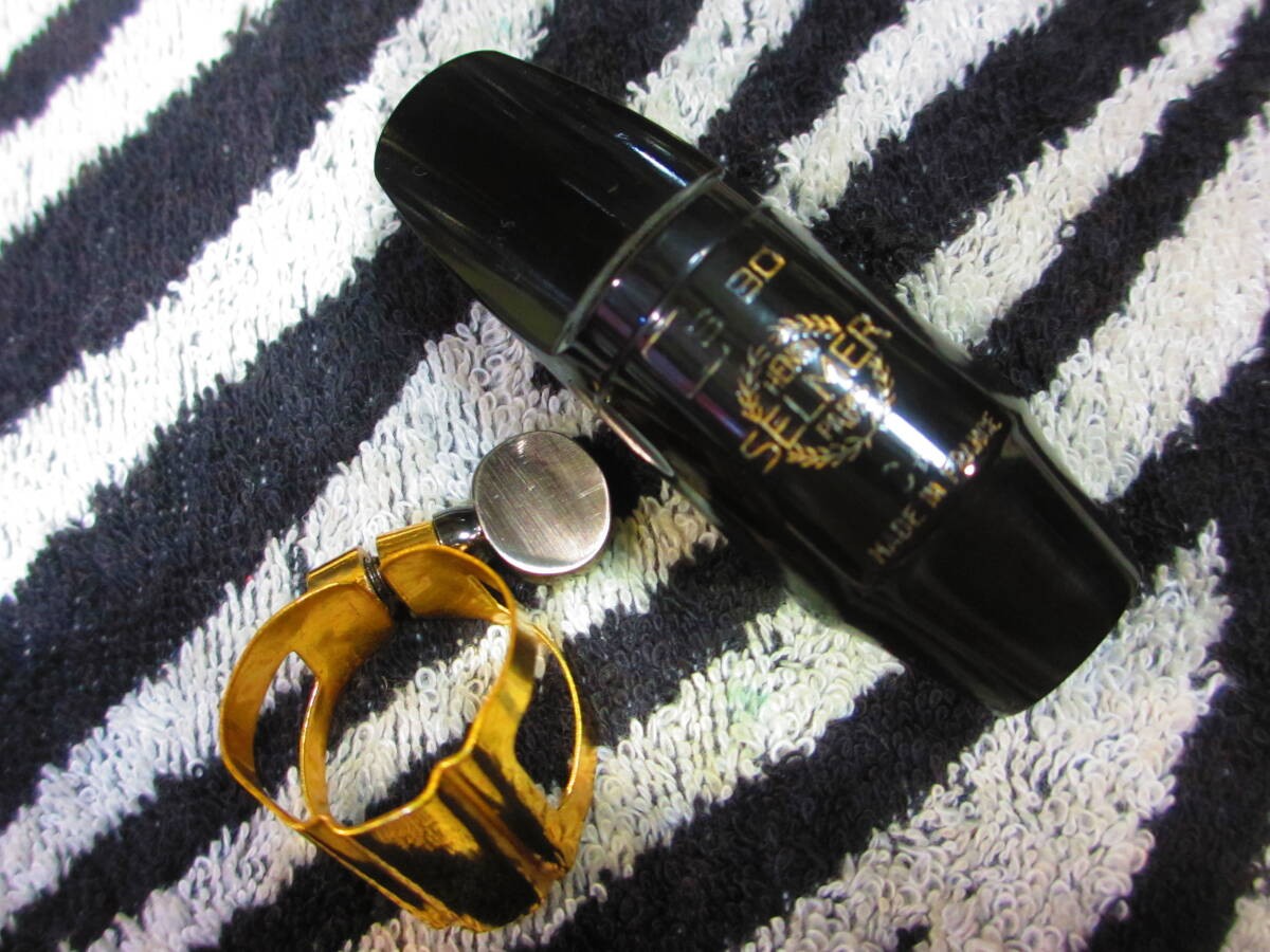 Selmer Soprano Saxophone Mouthpiece S80CEarly + Original B Ligature Good