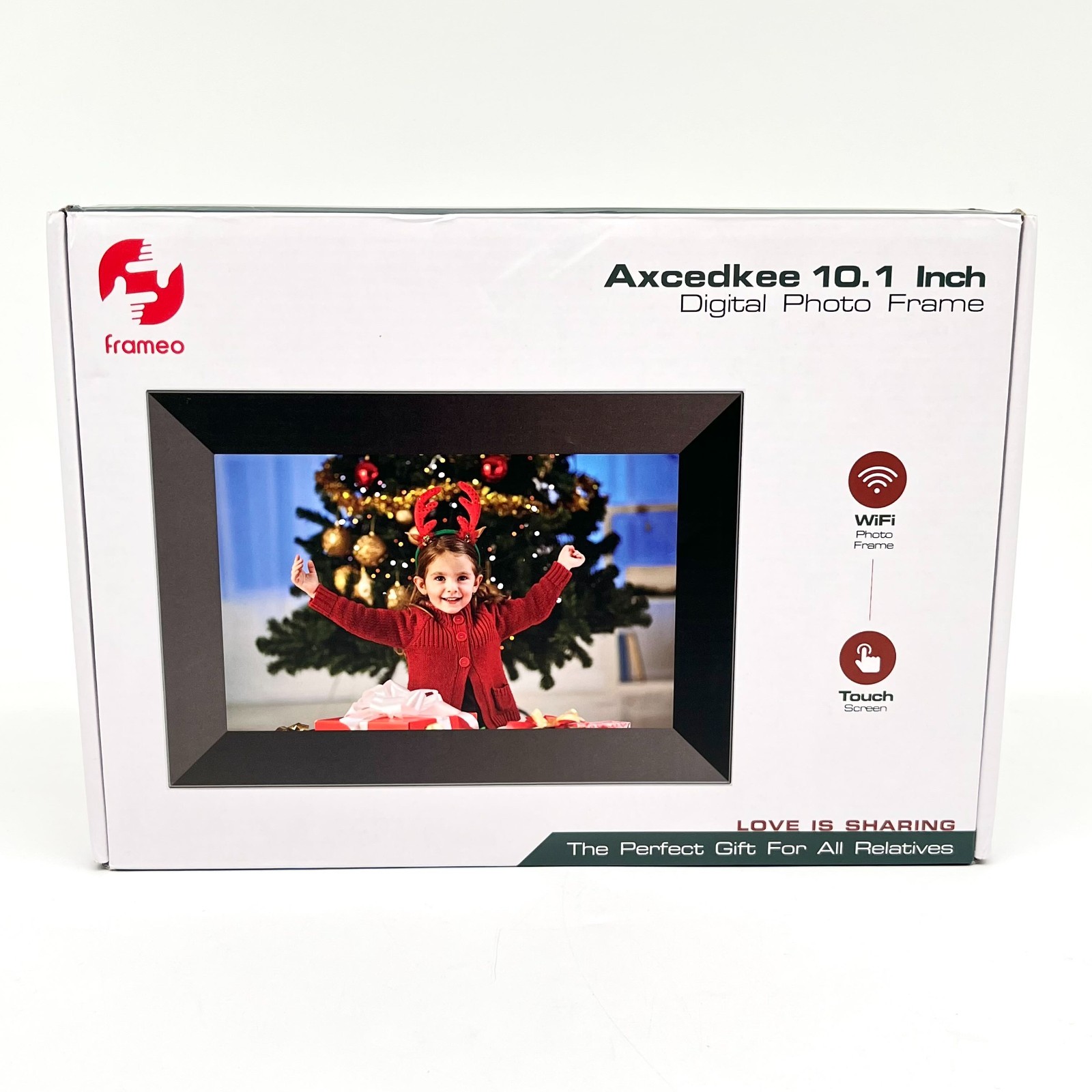 Frameo Axcedkee 10.1 Inch Touch Screen Digital Photo Frame