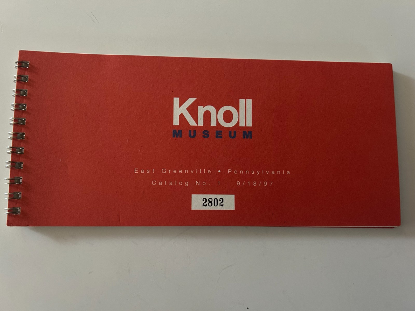 Rare 1997 KNOLL Museum Catalog No 1 (2802)