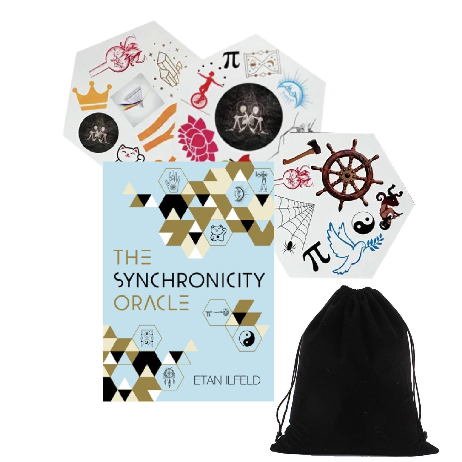 Synchronicity Oracle Cards Deck Watkins Publishing Etan Ilfeld Hexagonal New