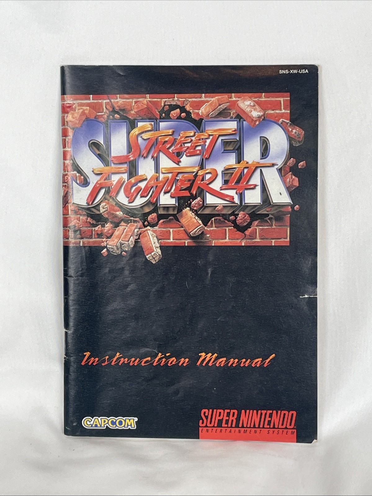 Super Street Fighter II 2 SNES Super Nintendo Instruction Manual Only