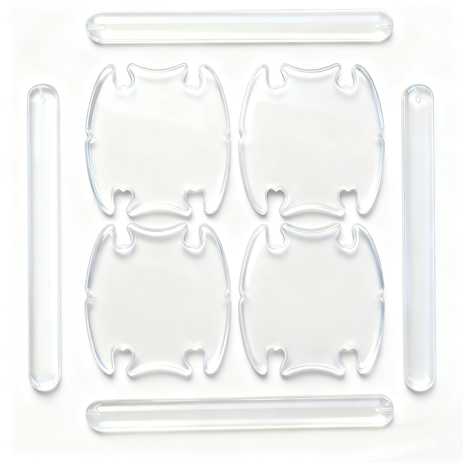 8PCS Clear Car Door Handle Protector – Transparent Anti-Scratch 
