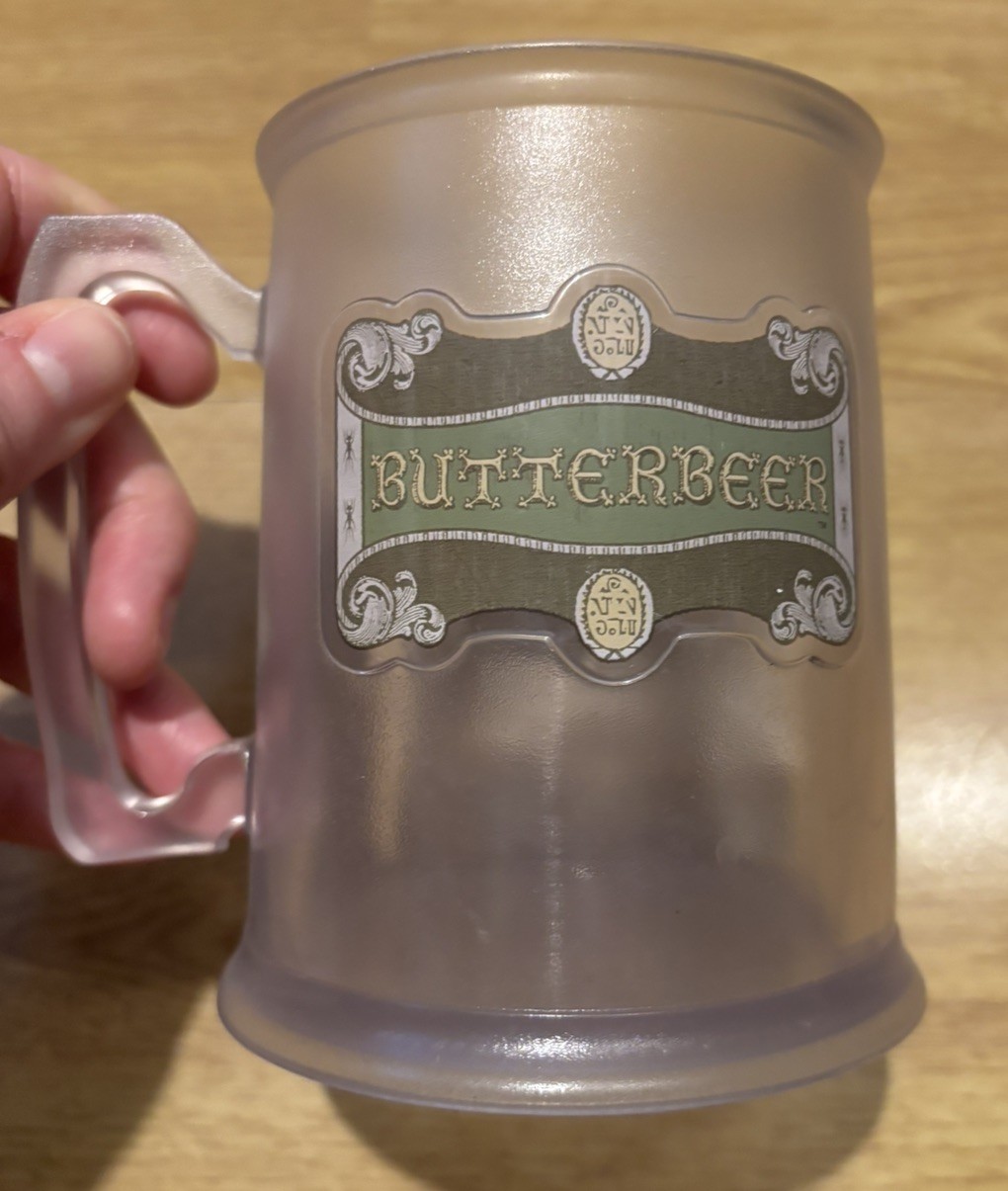 Harry Potter Butterbeer Tankard Mug Wizard World Universal Studios Plastic Cup 