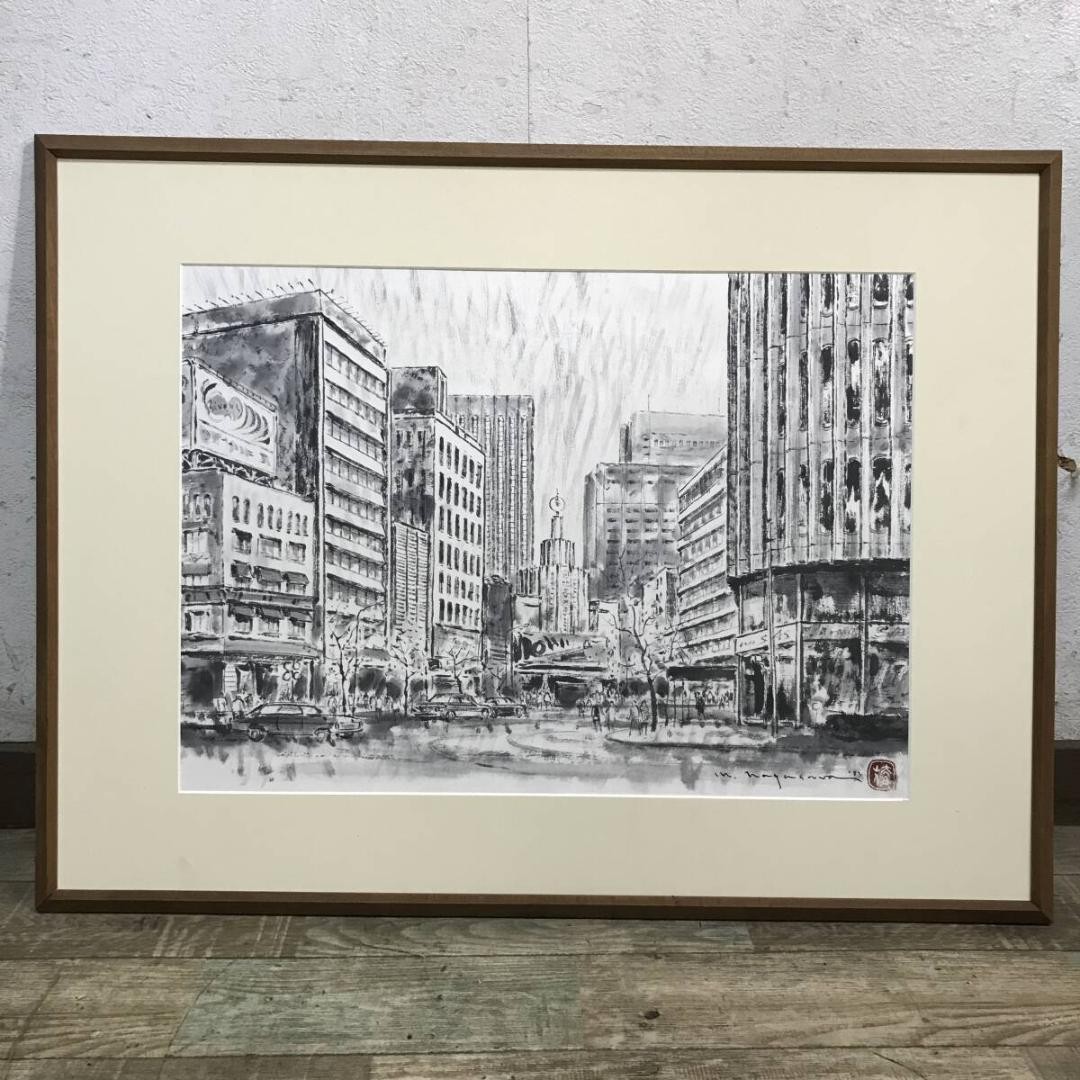 Masateru Nagasawa "Hibiya Eigacho (Entrance)" 1983 Large size