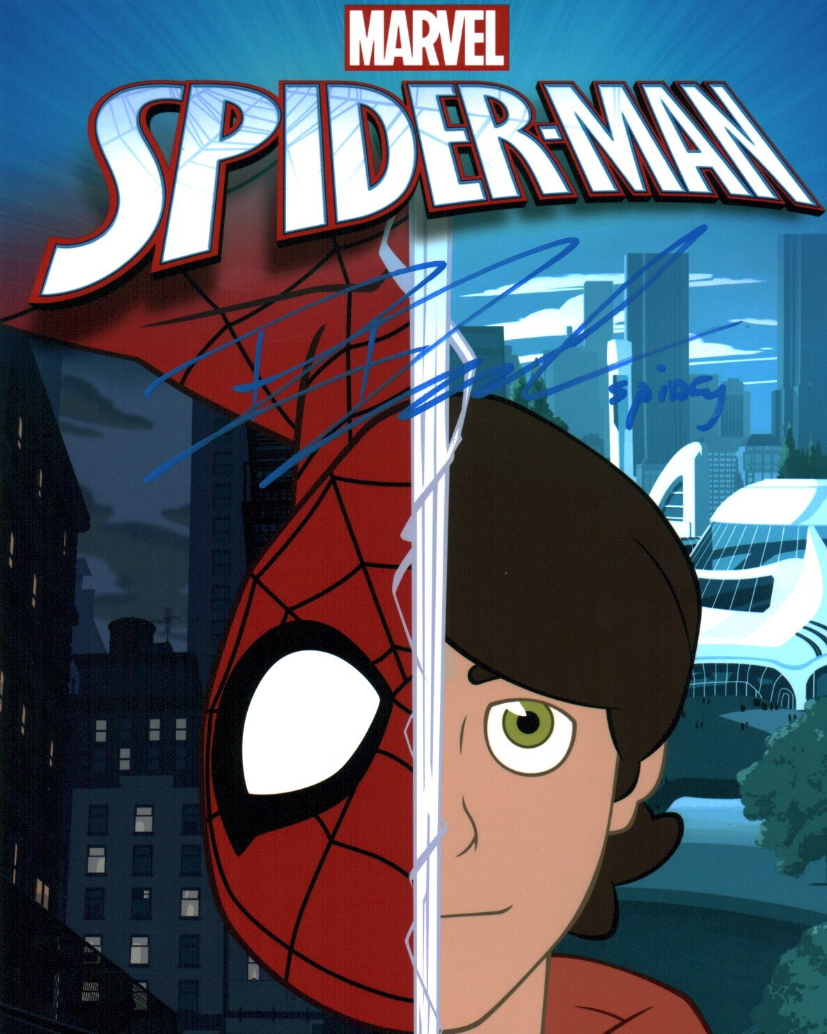 Robbie Daymond Spider-Man 8x10 Photo Signed Autograph JSA Certified Autograph