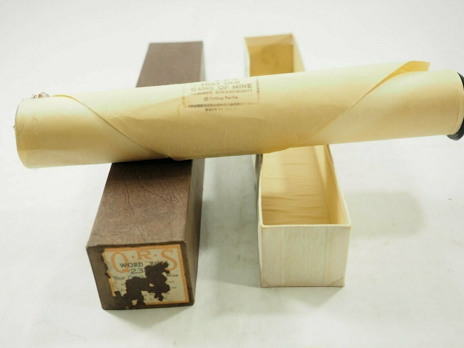 Q.R.S. 2382 Word Roll "That Old Gang Of Mine" Irving Berlin Piano Roll