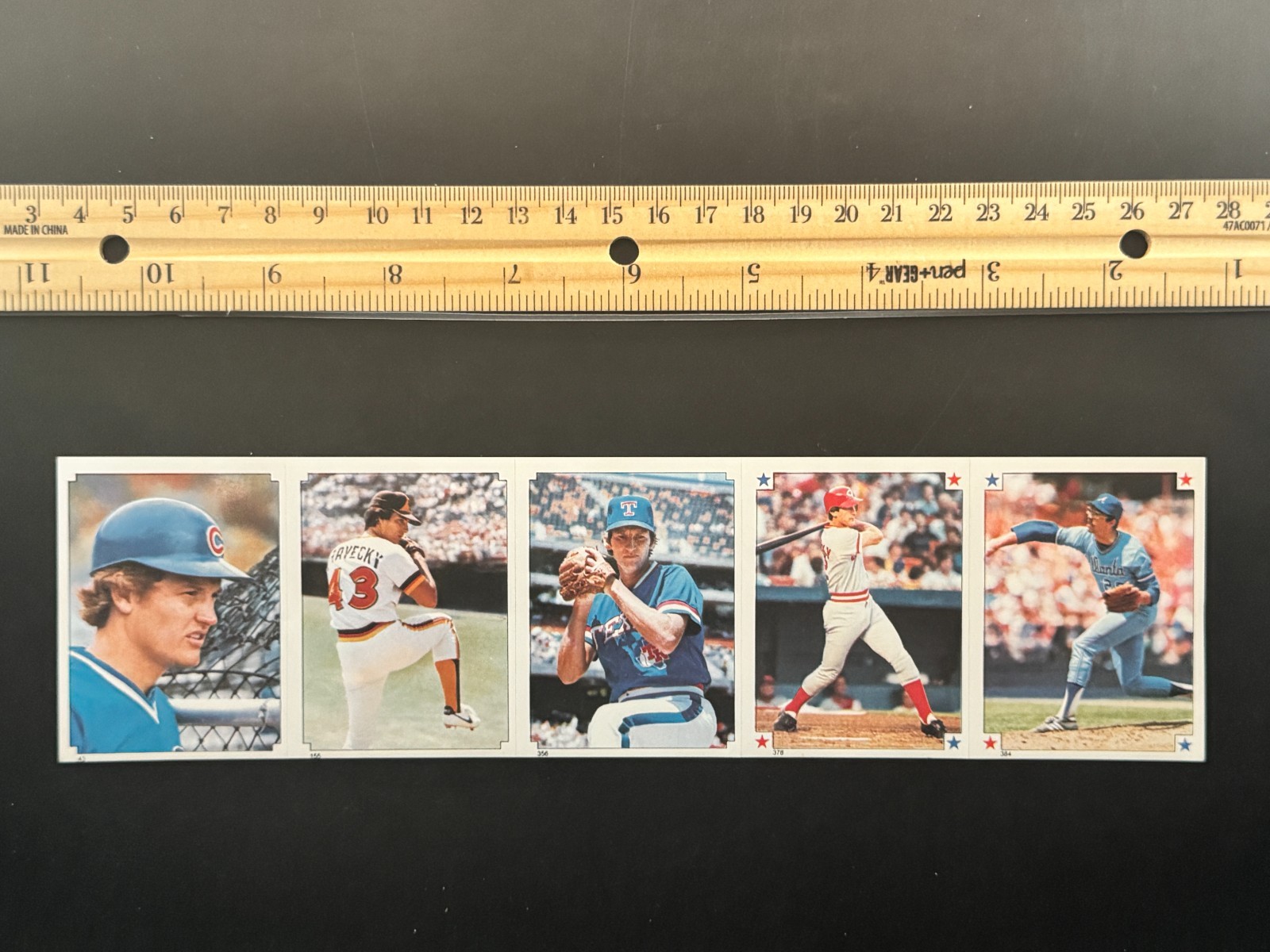 1984 Topps Sticker Complete Panel, Dravecky, #1