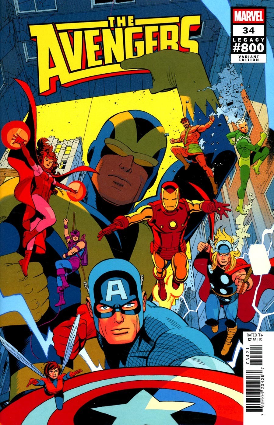 THE AVENGERS #34 LEONARDO ROMERO VARIANT COVER MARVEL COMICS 2026