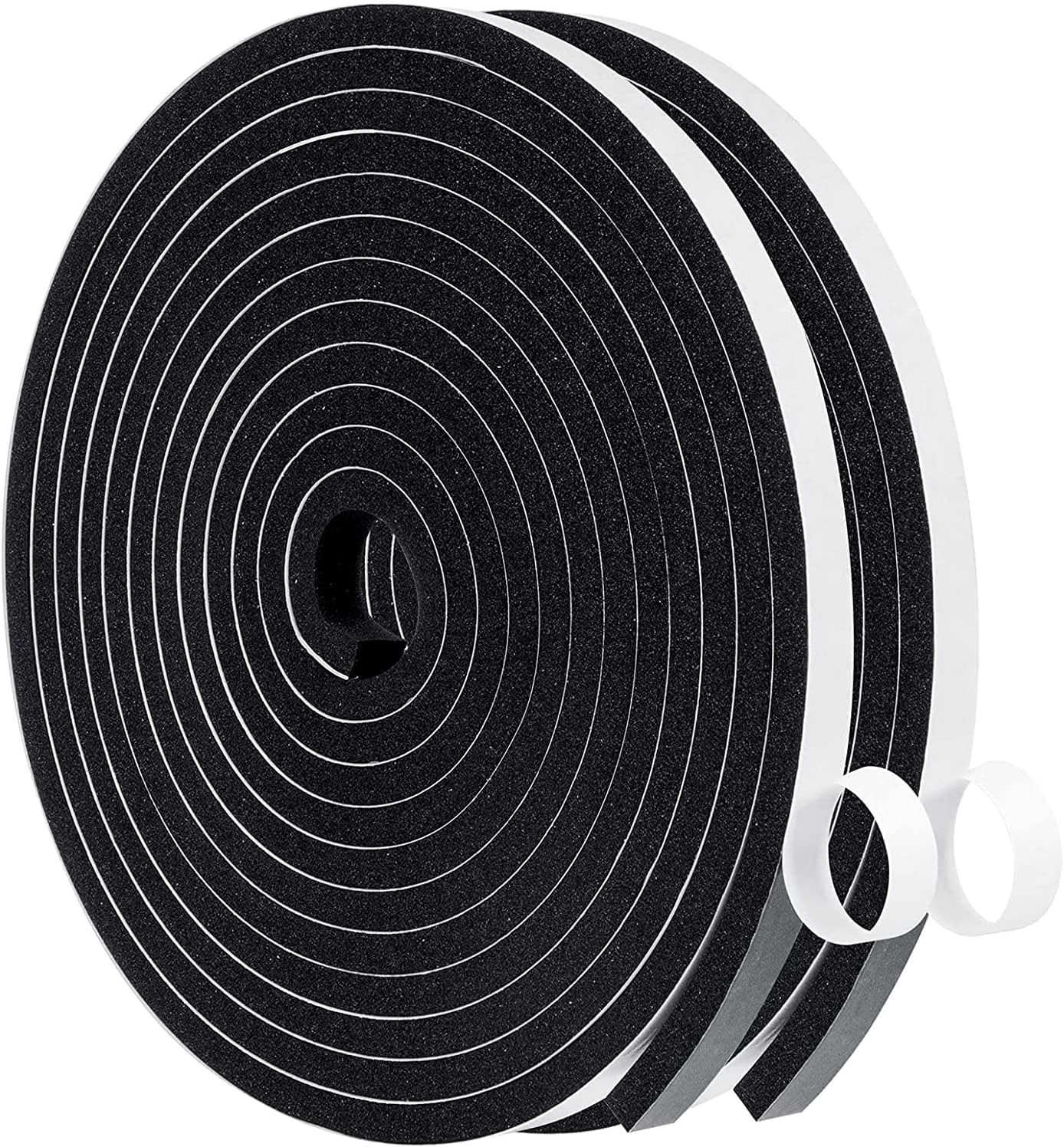 Weather Stripping Door Seal, 3/8 Inch Wide X 1/4 Inch Thick Adhesive Foam Tape S