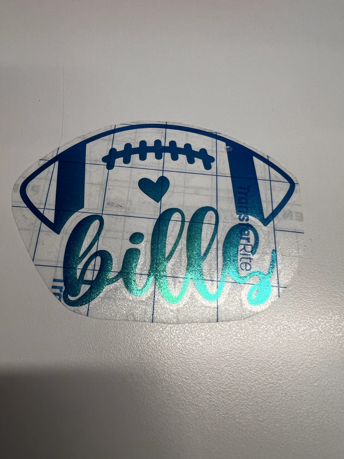 Vinyl Decal Sticker Waterproof Car Window Laptop Wall Graphic Bills Blue glitter