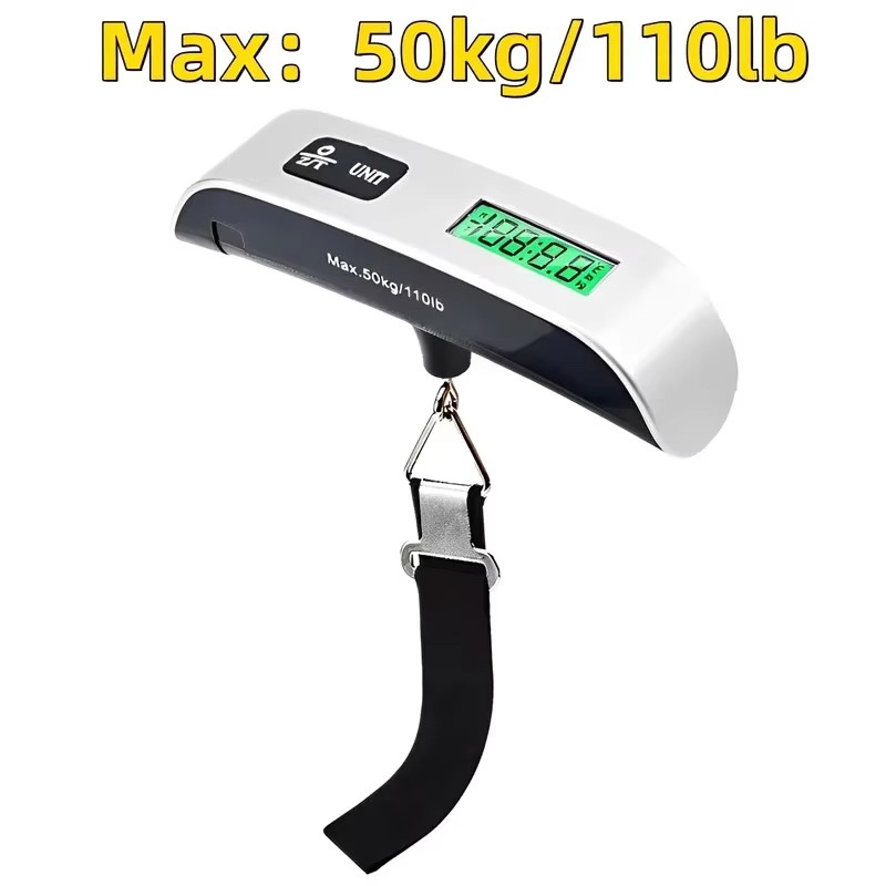 50Kg/110Lb Portable Digital Luggage Weight Scale LCD Display Pocket Electronic S
