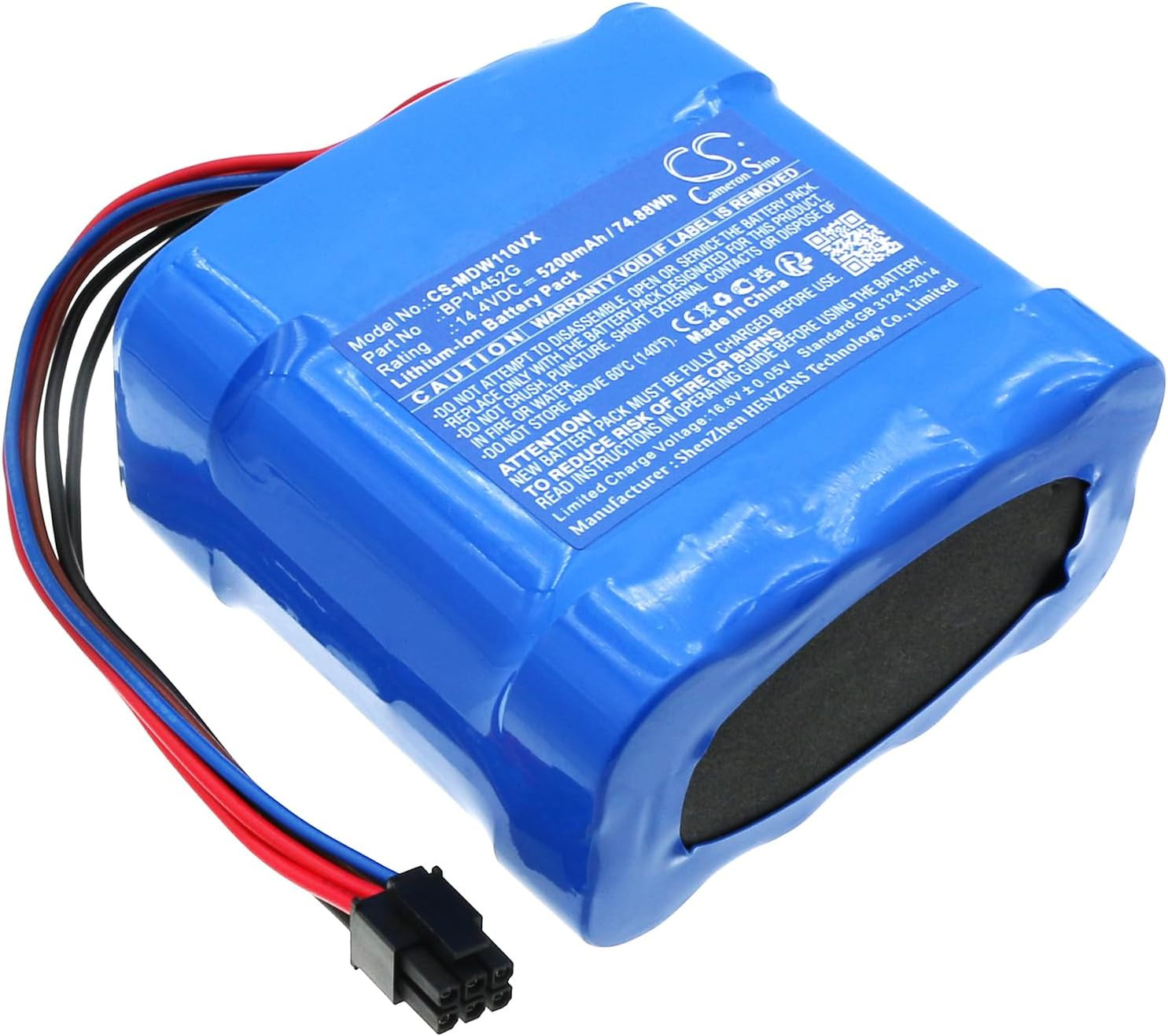 CS  Kerui New 5200Mah Replacement Battery for RM2102, W11, W11 Plus, W11 Pro