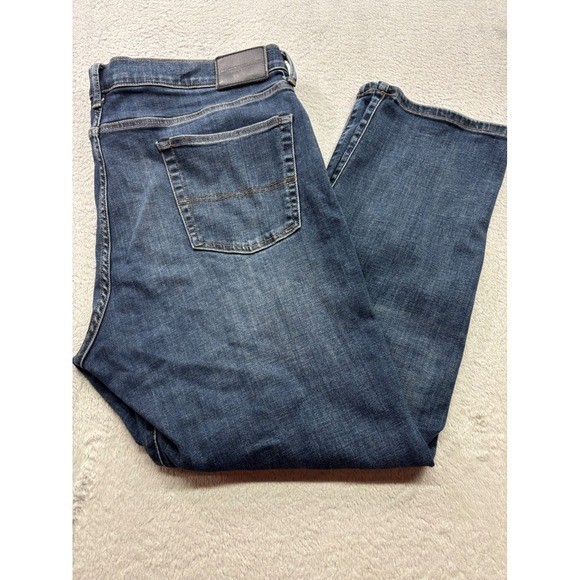 Lucky Brand 363 Vintage Straight Dark Wash Denim Jeans Men 42x30 Stretch