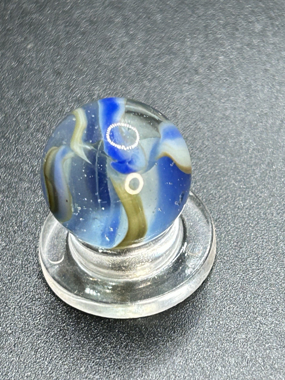 Vintage Classic Vitro Agate Hybrid Cats Eye Marble 0.591”