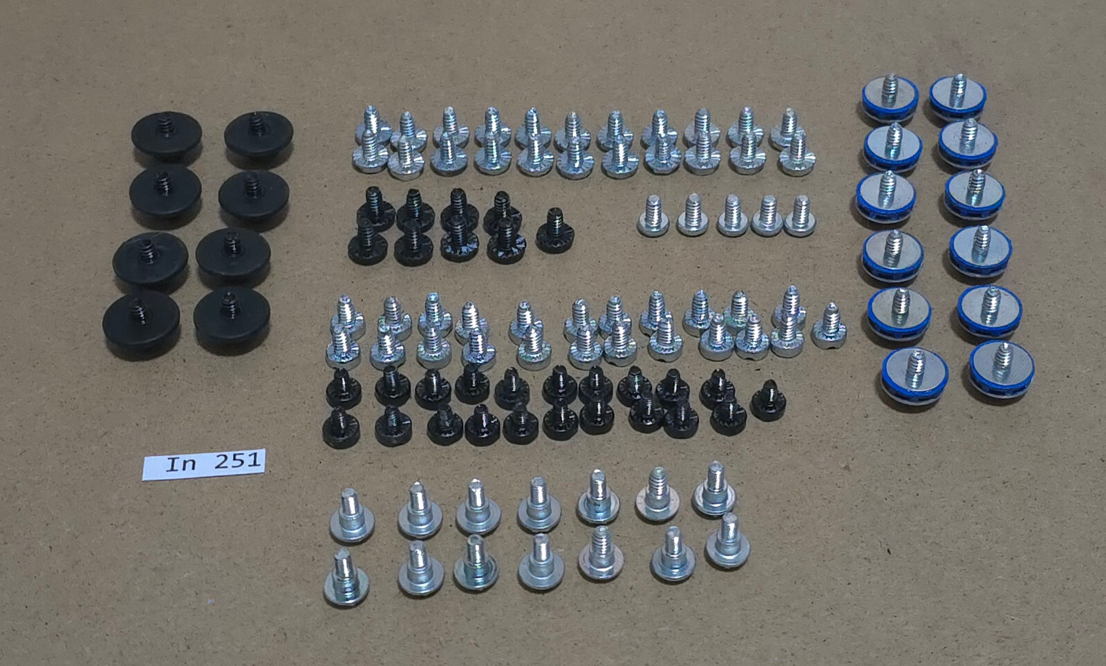 A Box Of PC Case Screws CD-Rom Hard Drive Different Types 114 PCS HPDELL