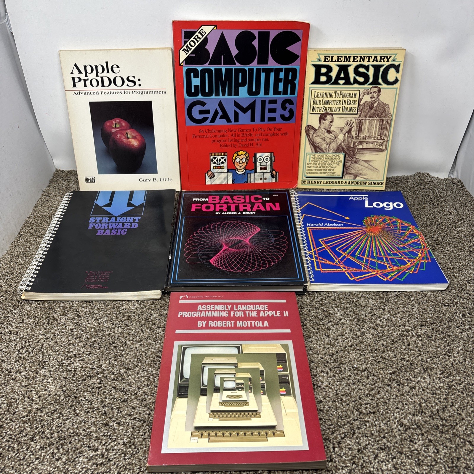 Apple ii Basic Programming Books Basic Games Lot