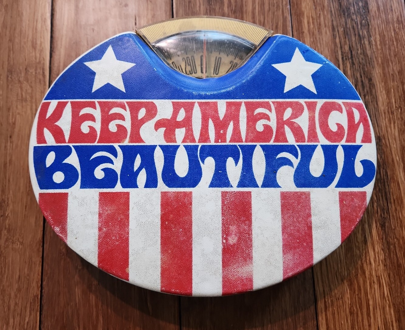 Vintage 1964 Americana Weight Scale Keep America Beautiful Made in USA Rare