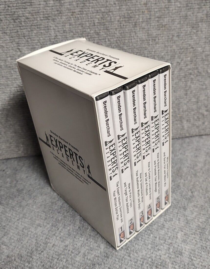 Brendon Burchard Presents Experts Academy Coaching Program 6 CD Audio Training