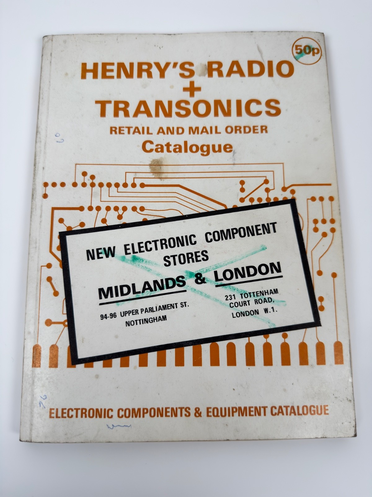 Vintage 70's Henry's Radio + Transonics Retail & Mail Order Catalogue