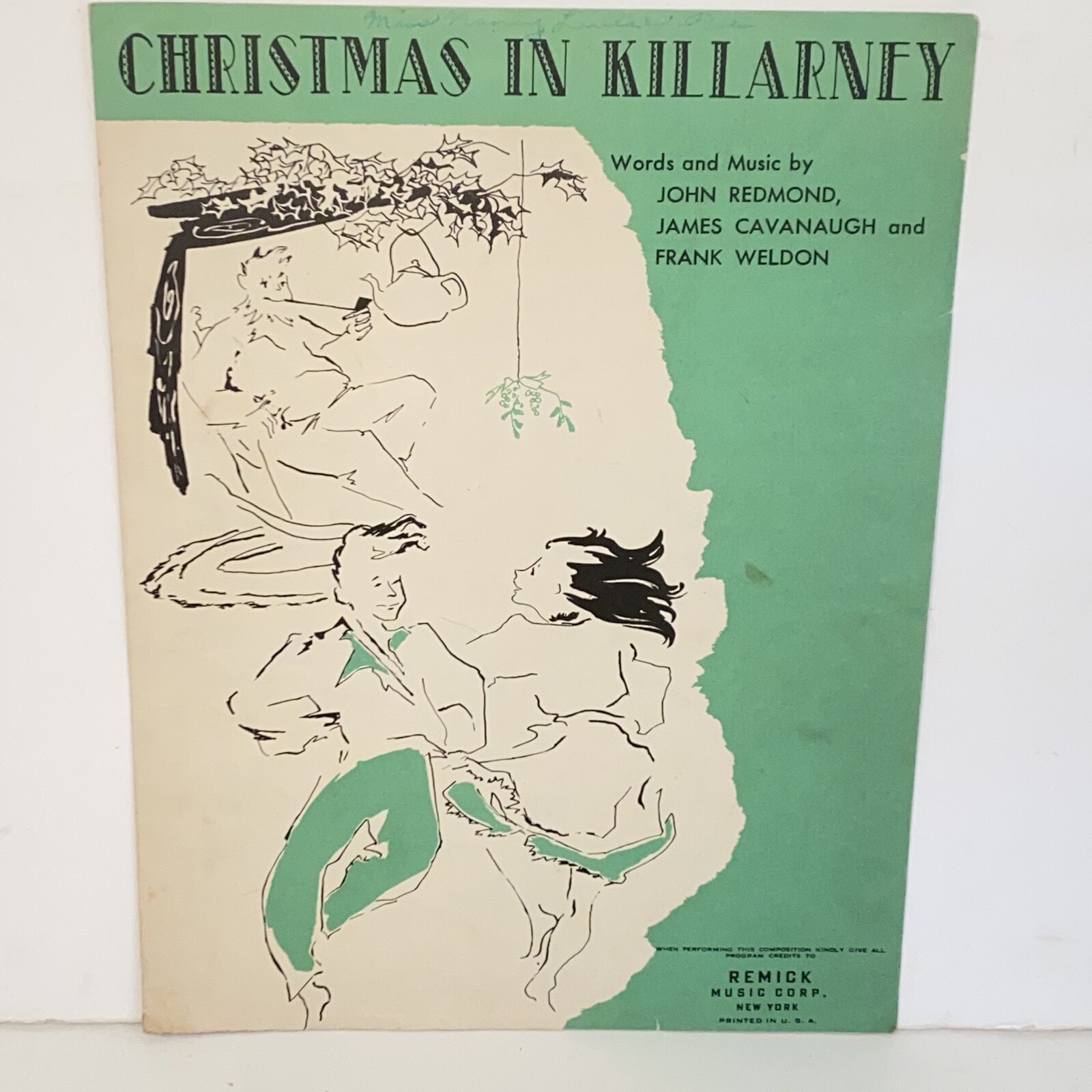 Vintage Christmas in Killarney Sheet Music