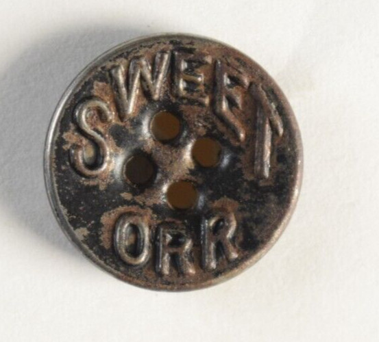 1900s-20s Sweet ORR Overalls Jean Button R163