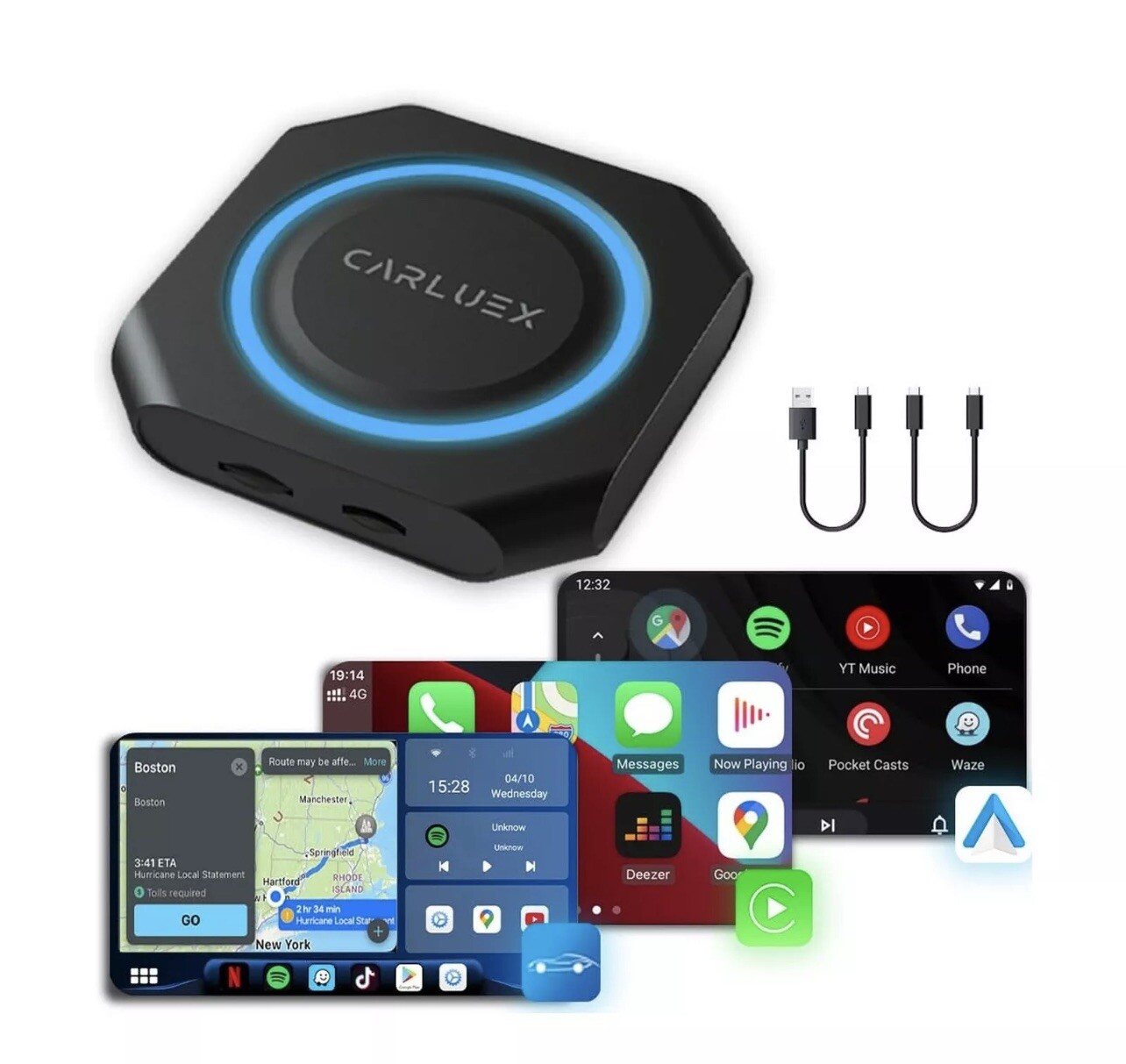 Pro + Wireless Car Play Android Auto Adopter 8 Core Android YouTube Netflix