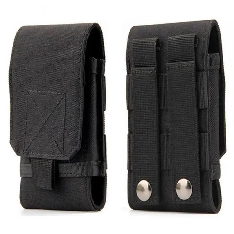 Tactical Army MOLLE Bag Hook Loop Belt Pouch Holster Case For iPhone Cell Phones