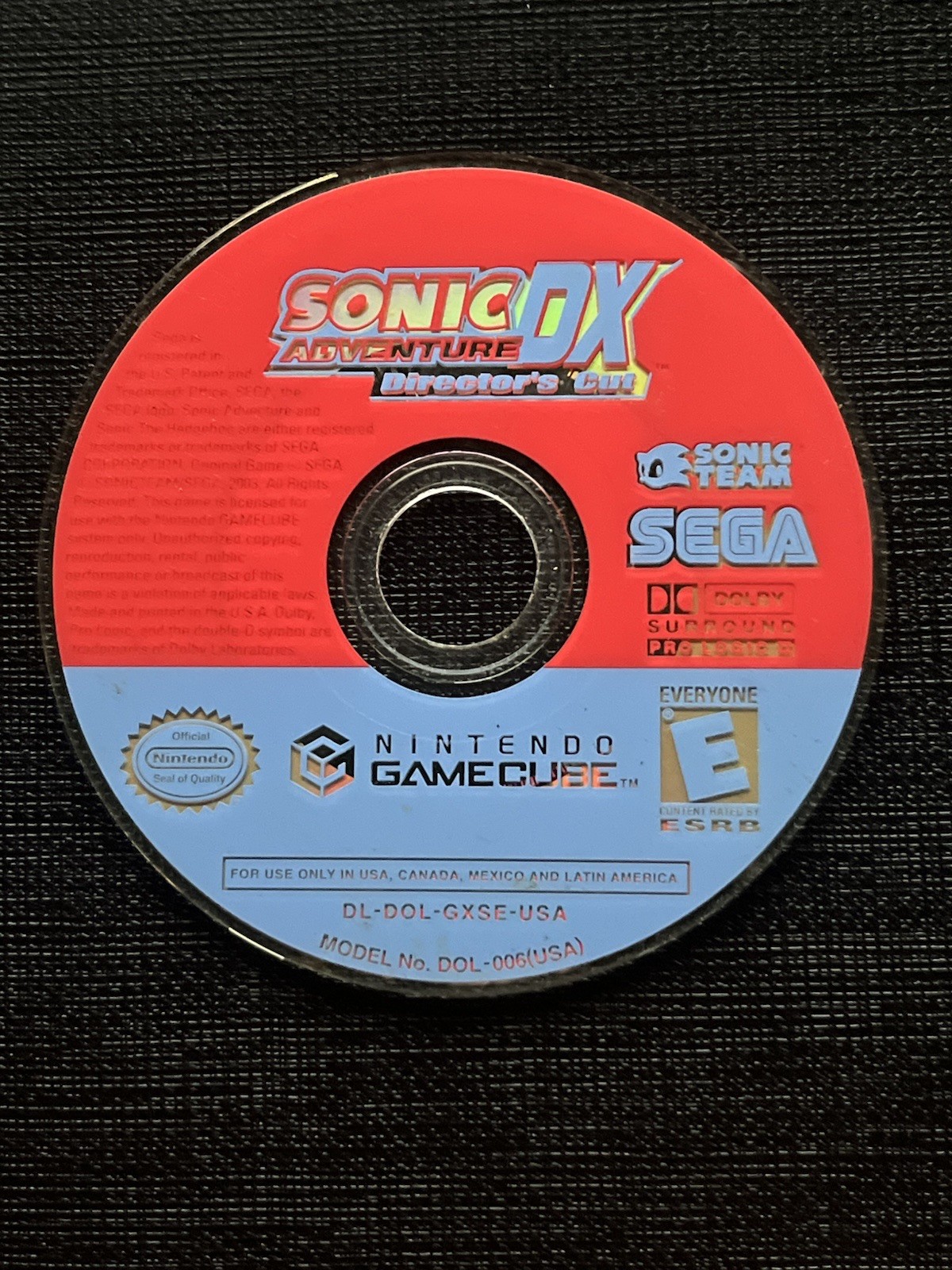 Sonic Adventure DX: Director’s Cut (Nintendo GameCube, 2003)