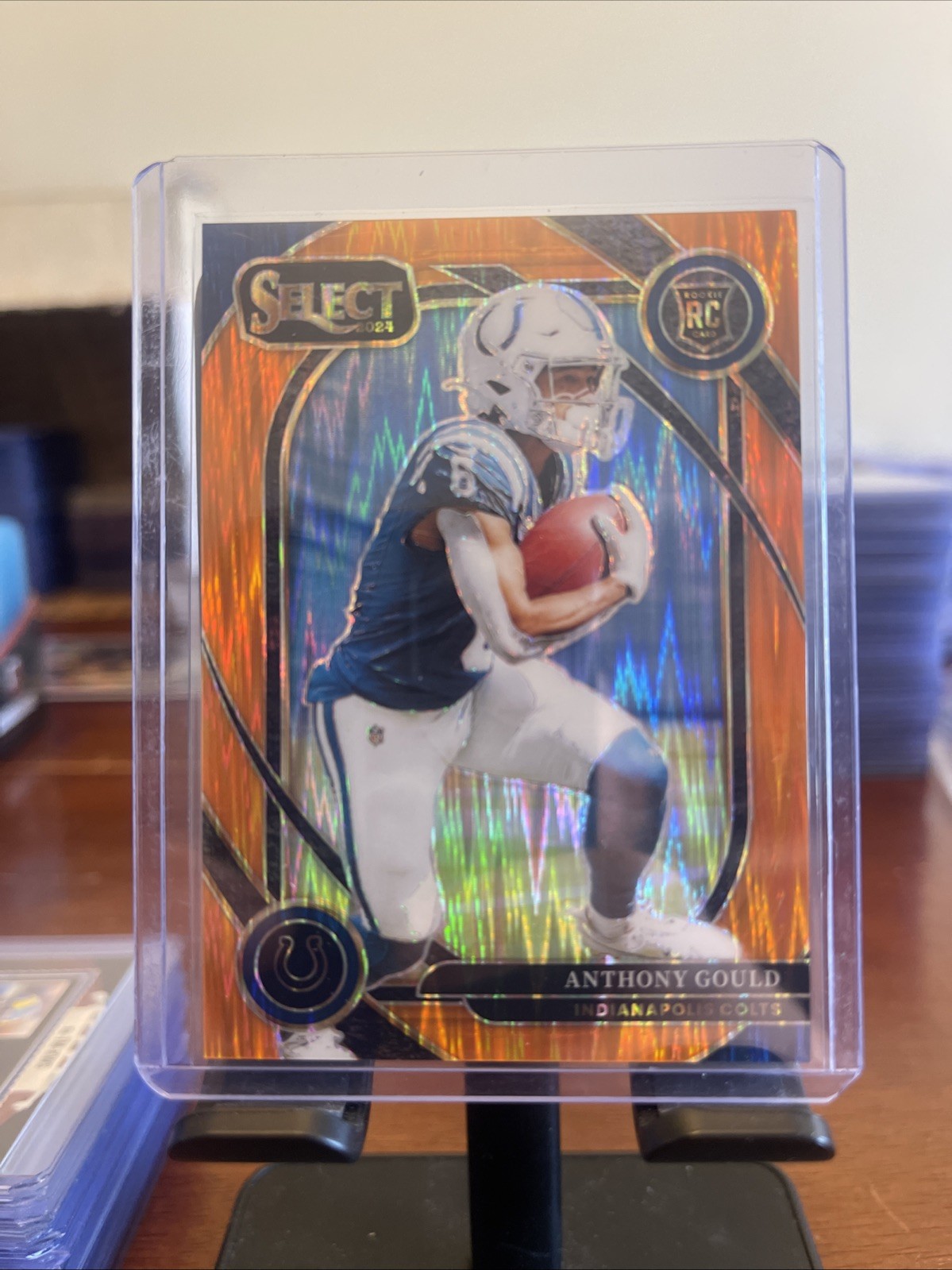 2024 Panini Select Club Level Anthony Gould #206 Orange Shock Prizm /399 (RC)