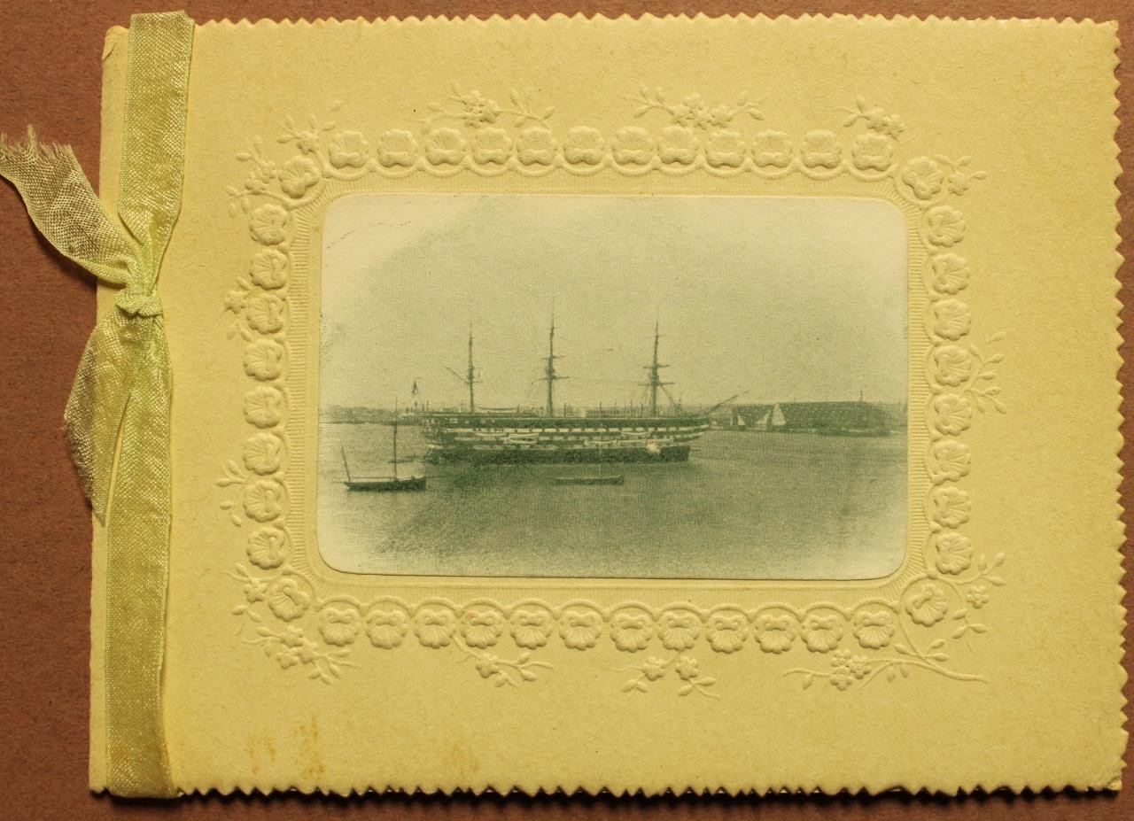 Christmas 1902 Mr & Mrs Collins Windsor Terrace Plymouth MA Best Wishes Bok9S1