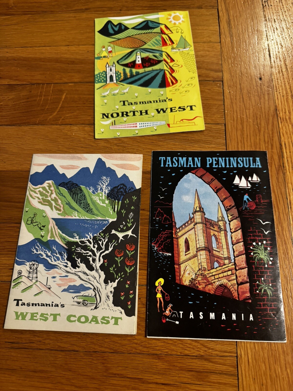 Vintage Tasmania Peninsula North West And West Coast Guides Booklets