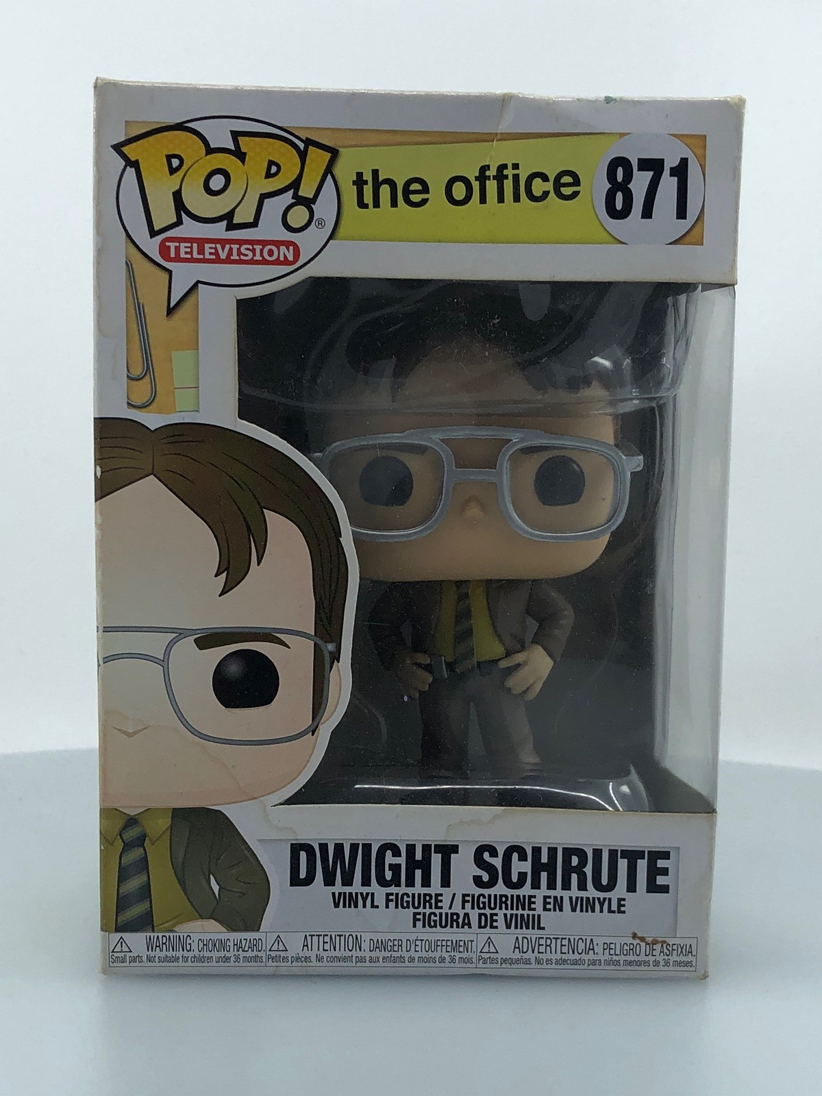 Funko POP! Television The Office Dwight Schrute #871 Vinyl Figure DAMAGED BOX
