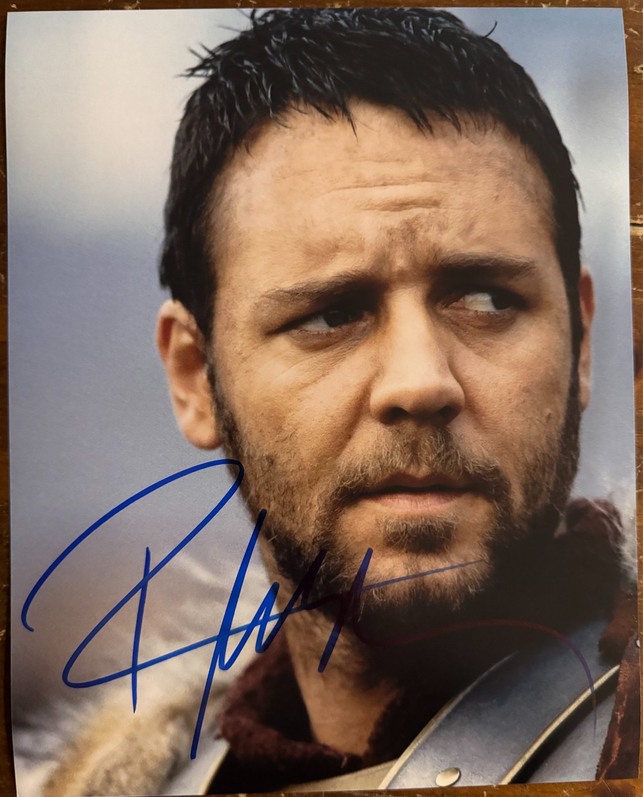 Russell Crowe Gladiator Signed Autographed Signature 8x10 Matte Photograph COA