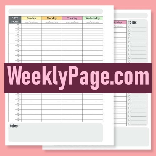 WeeklyPage .com / Domains For Sale / Online Business Brand, Website Name / SAV