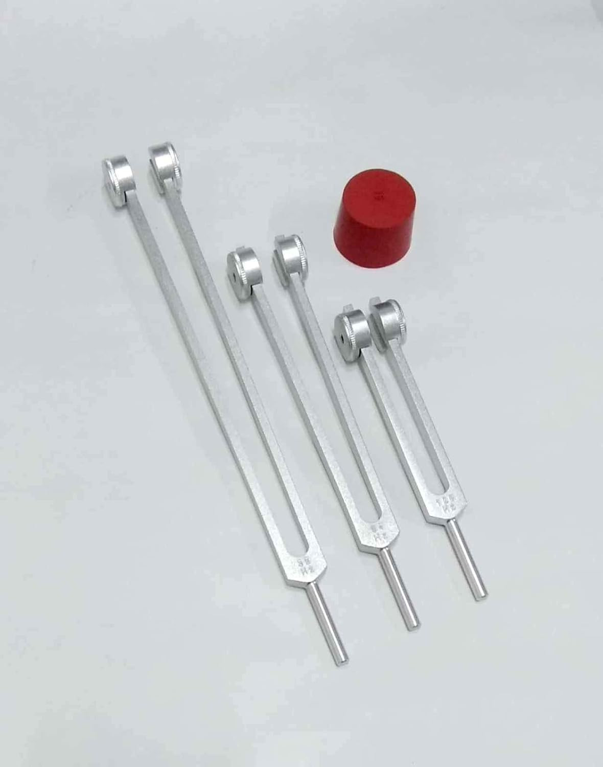 Tuningforkshop Otto 32, 64 and 128 Hz Tuning Fork Set for Healing with Activator