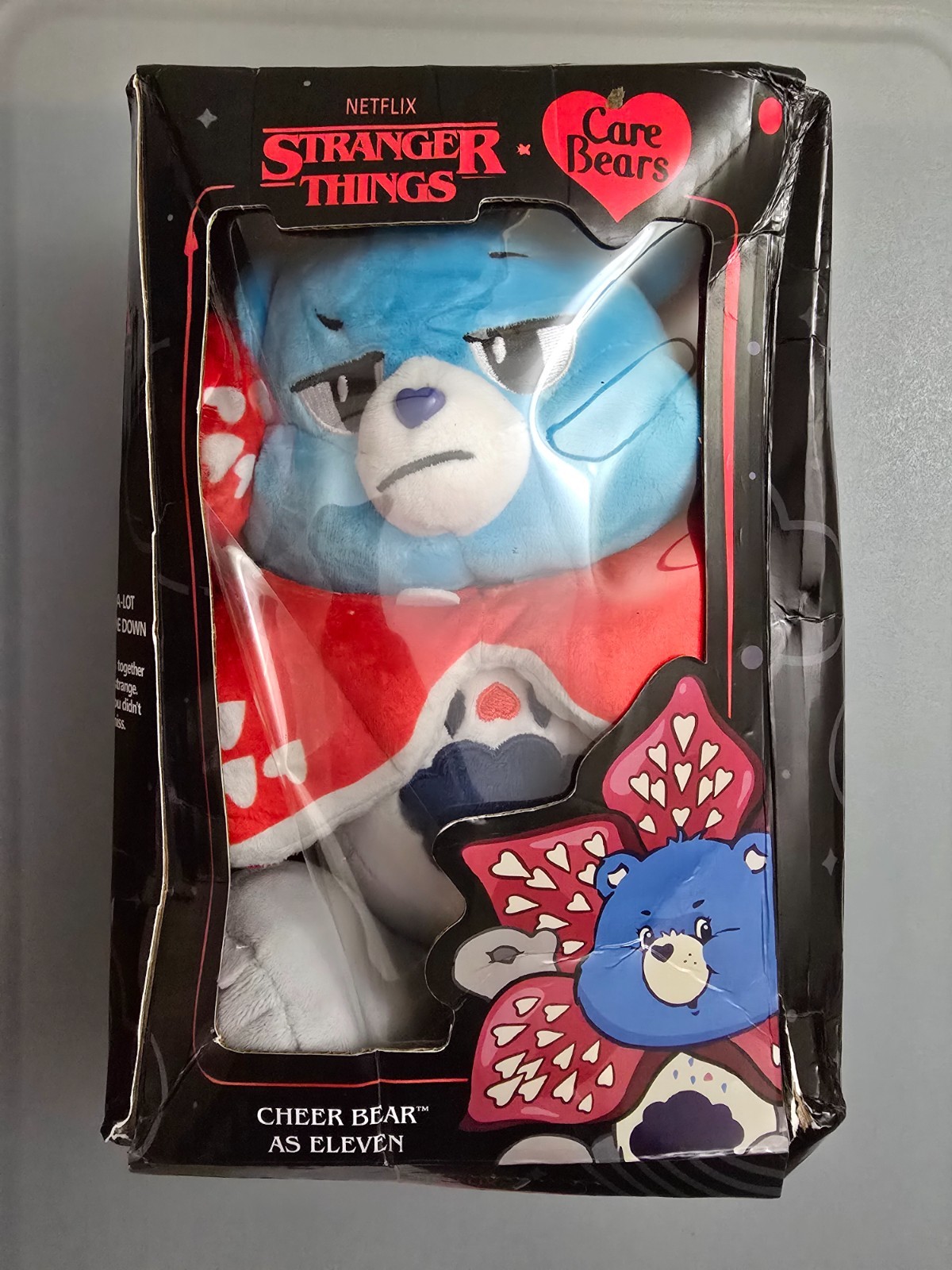 Netflix Stranger Things x Care Bears Grumpy Bear as DEMOGORGON 12" Plush Box Dam