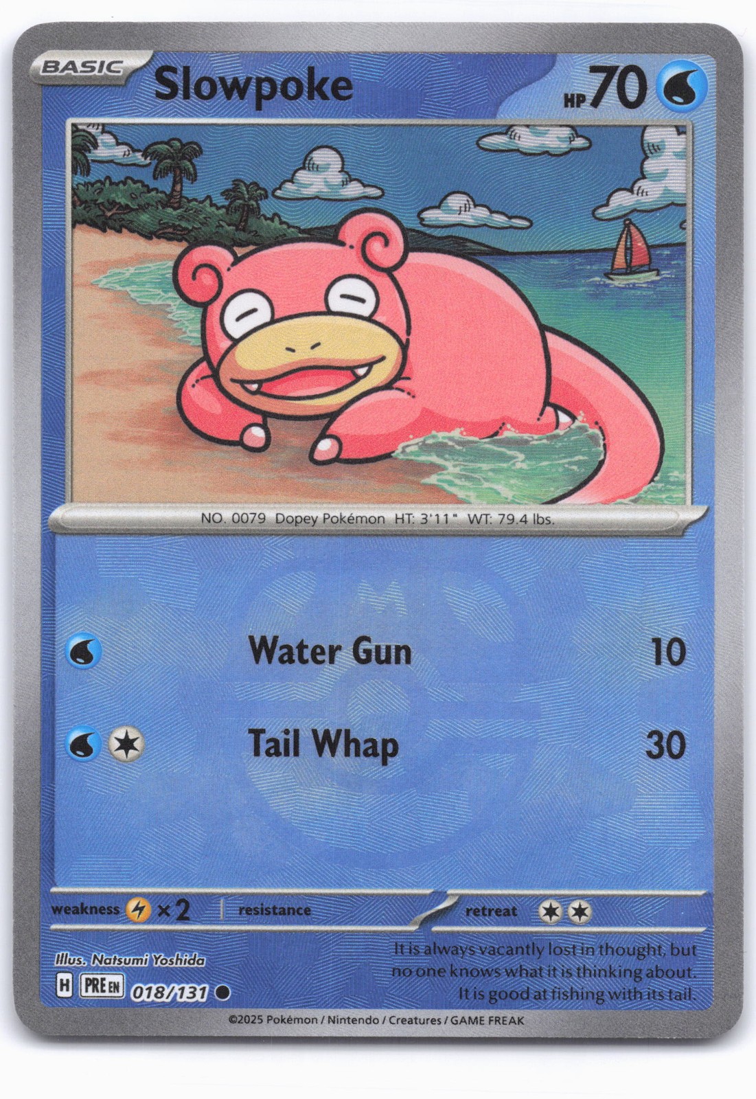 SV: Prismatic Evolutions #018/131 Slowpoke (Master Ball Pattern)