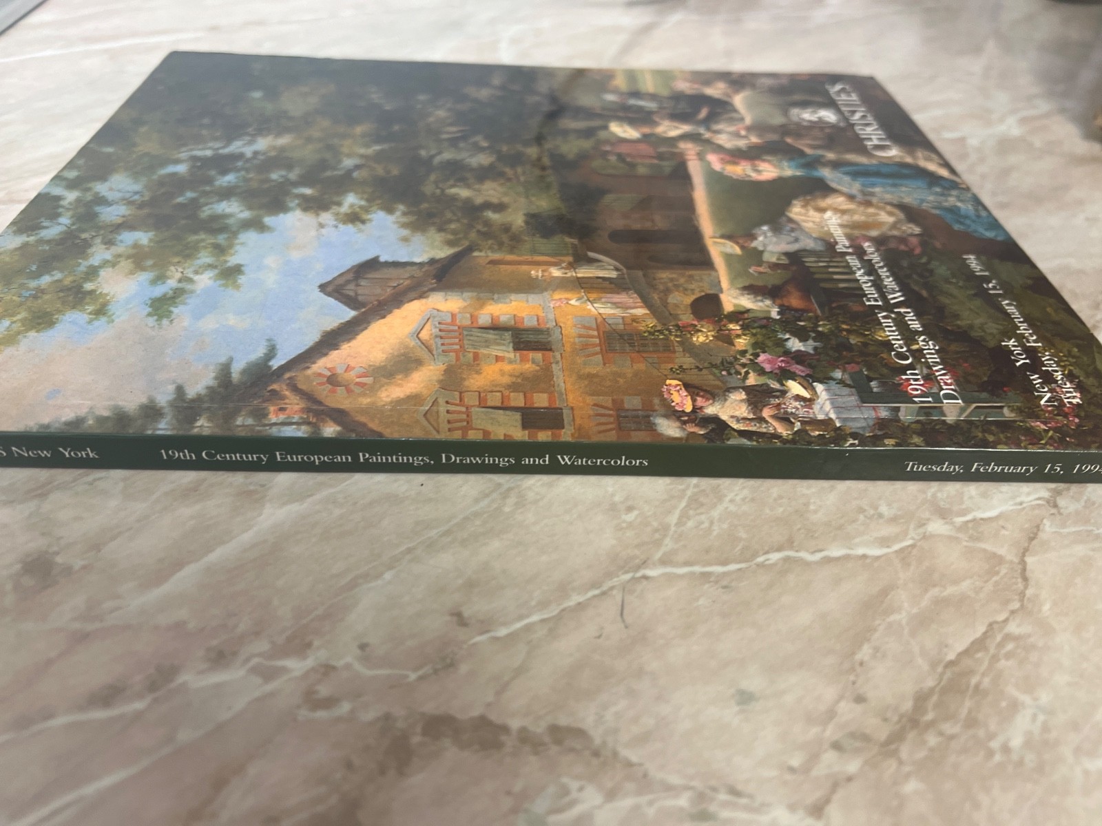 Christie's 19th century  European Paintings Drawing & WC October  5,  1994 NY *