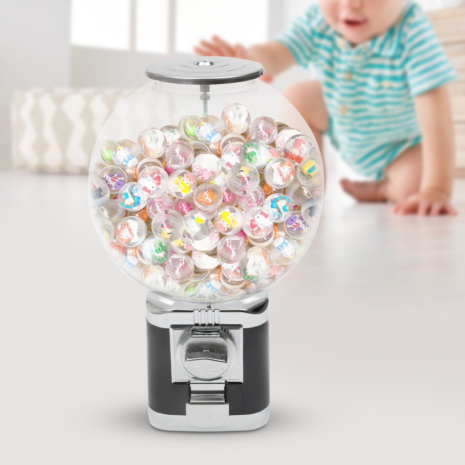 Gumball Candy Dispenser Bubble Gumball Capsule Ball Toy Bulk Vending Machine