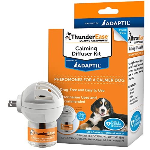 ThunderEase Dog Calming Pheromone Diffuser Kit | Vet Recommended for Anxiety